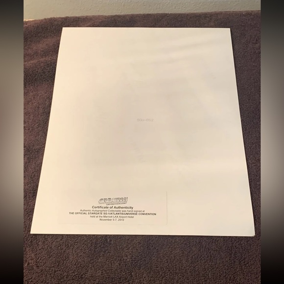 Stargate Matthew Scott- Brian J Smith signed autograph 8x10 - Picture 2 of 4